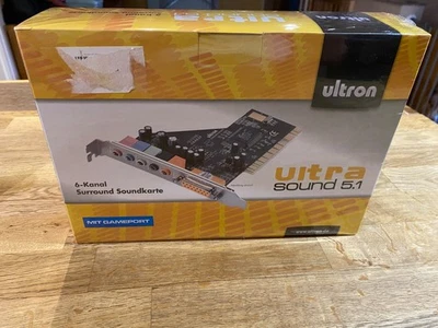 Ultron - Ultra Sound 5.1 Surround Soundkarte 6 Kanal mit GAMEPORT - Bild 1 von 2