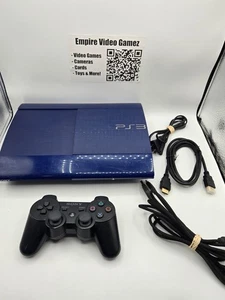 Consola Sistema Sony PlayStation 3 Super Slim Azul Azurita 250GB PS3 CECH-4201B - Imagen 1 de 7