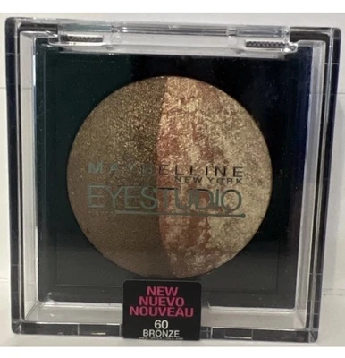 1- Maybelline EyeStudio Eyeshadow #60 BRONZE BLOWOUT (New/Sealed/Discontinued) - Image 1 of 2