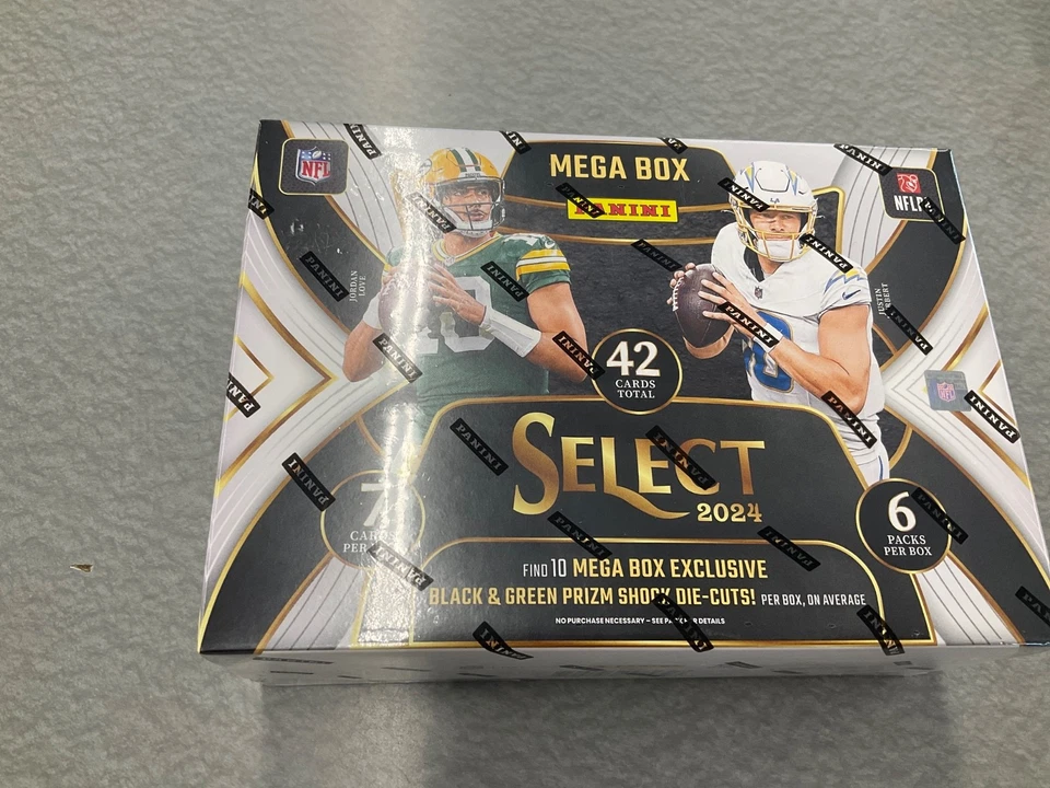 2024 Panini Select NFL Football Mega Box Black & Green Prizm Target