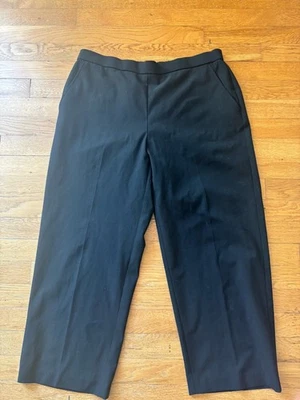 Pantalones cortos elásticos negros talla 14P Sag Harbor para mujer nuevos con etiquetas Foto 1 de 4