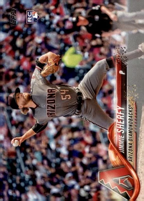 2018 Topps #174 Jimmie Sherfy RC Arizona Diamondbacks - Image 1 of 2