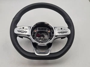 21-25 Mercedes GLE GLS Driver Steering Wheel Flat Bottom A0050004799 Euro OEM - Bild 1 von 11