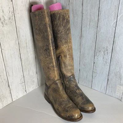 Botas Bed Stu Mujer 7 Marrón Zapatero Serie Manchester Cuero Envejecido Altas Foto 1 de 4