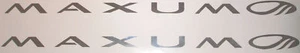 2 MAXUM Bayliner XXXL CHROME Boat Vinyl Decals Stickers 3"x50"  L@@K! - Bild 1 von 1