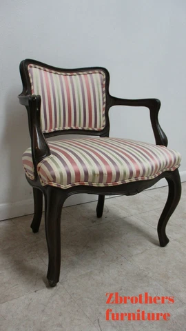 Vintage 1950s Baker Furniture French Living Room Arm Lounge Chair A Cover