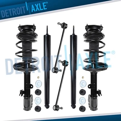 Puntales delanteros tracción delantera con muelles helicoidales amortiguadores traseros barras estabilizadoras para Toyota RAV4 2001-2005 Foto 1 de 4