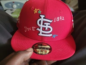 new era st louis cardinals fitted hat scribble 5950 11097 stlcar otc - Picture 1 of 5