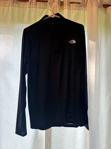 North Face Negro 1/4 Cremallera Jersey Camisa Hombre’s Talla Pequeña NF0A5371JK3 S - Imagen 1 de 2