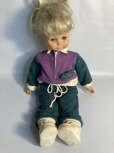 Engel Puppe Vintage Germany blonde Haare Outfit Babypuppe 18 Zoll - Bild 1 von 3