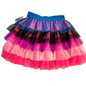 Gonna tutù TakePride donna M strati multicolore elastico in vita bersaglio NUOVO - Foto 1 di 15