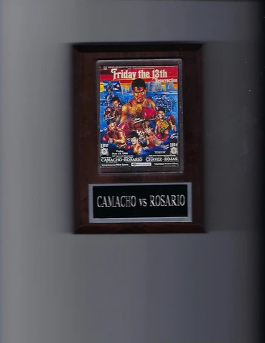 HECTOR MACHO CAMACHO vs EDWIN ROSARIO POSTER PLAQUE BOXING PHOTO PLAQUE CHAMPION Cover