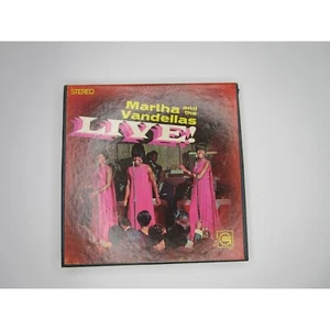 Rare Reel to Reel Tape Martha And The Vandellas Live! Funk Soul Gordy - Imagen 1 de 4