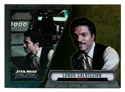 2016 Topps Star Wars Evolution GOLD Parallel #64 Lando Calrissian #35/50 - Image 1 of 3