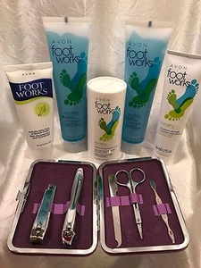 Avon Foot Works 6-piece Gift Set - NEW!! - Picture 1 of 7