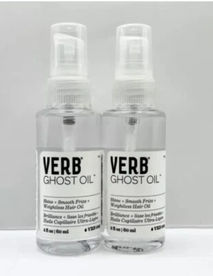 Verb Ghost Aceite Suavizante Mezcla de Moringa Aceite Capilar Sin Peso - 60 ml X 2 Nuevo Foto 1 de 2
