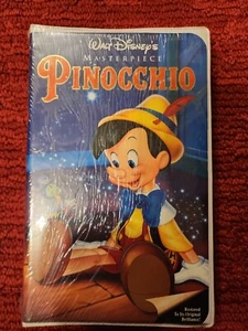 PINOCCHIO VHS Masterpiece Collection Walt Disney 239 1993 SEALED BRAND NEW - Picture 1 of 4