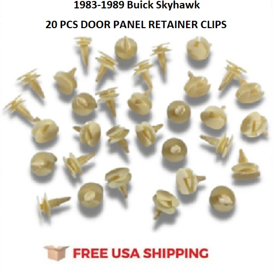 Buick Skyhawk 1983-1989 Panel de puerta interior Botones Clip Retenedores Sujetadores Foto 1 de 2