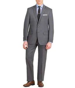 Ralph Lauren NERO21RZD700 Solid Wool Suit Grey 41Long 35W - Picture 1 of 1