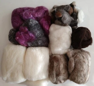 Spinning Fiber 15oz Assorted Lot - Picture 1 of 1