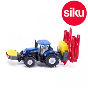 SIKU No 1799 1:87 NEW HOLLAND TRACTOR with Kverneland CROP SPRAYER + Front Tank - Picture 1 of 2