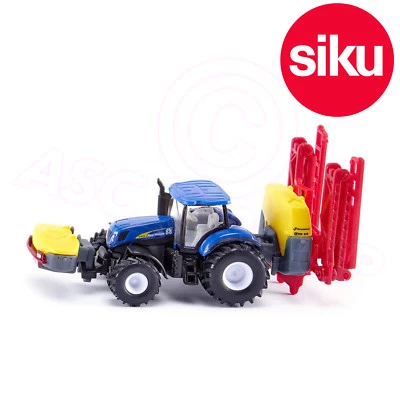 SIKU No 1799 1:87 NEW HOLLAND TRACTOR with Kverneland CROP SPRAYER + Front Tank - Image 1 of 2