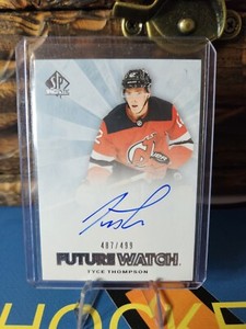 2021/22 SP AUTHENTIC TYCE THOMPSON FUTURE WATCH RETRO AUTO RC /499