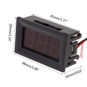 0.56 in Digital Voltmeter Ammeter DC Panel Amp Volt Voltage Current Meter Tes S-