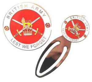 British Army Military Crested Commemorative Collectors Coin And Bookmark - Picture 1 of 3