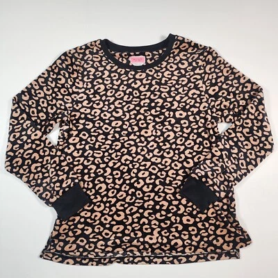 全新带标签 Kate Spade New York 女式豹纹休闲睡衣上衣 S — 第 1/4 张图片