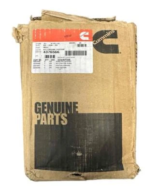 Genuine Cummins Engine Piston Kit 4376566 3064305 4376565 3689296 3687897 - Image 1 of 4