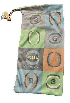 Bolso bolsa gafas fósiles vintage, 6 por paquete. Sello. Foto 1 de 4