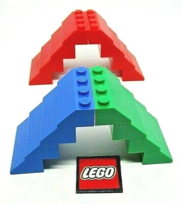 LEGO Slope 2x4 (45°) Roof Bricks (Pack of 8) Choose Colour - Design 3037 - Image 1 of 4