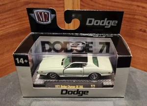 NEW 2024 M2 MACHINES 1971 DODGE CHARGER SE 383 1:64 DIE-CAST W/CASE & STAND - Picture 1 of 10