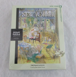 New York Puzzle Company "The Piano Lesson" 1000 pc 19" x 27" Jigsaw Puzzle NY016 - Picture 1 of 7