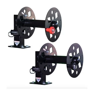 New Heavy Duty Diamond 10" Pair of Single Welding Lead Reels, Live Reel Setup - Picture 1 of 4