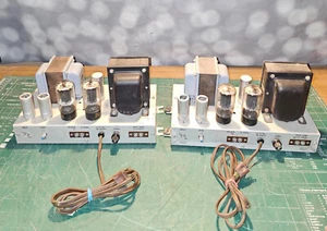 1 Paar AMPEX 25 Watt Monoblock 6L6 Röhrenverstärker (Crescendo Konsole) - getestet - Bild 1 von 17