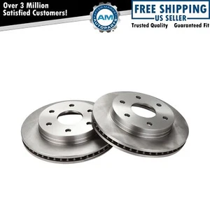 6 Stud Front Brake Rotor Pair Set for Cadillac Chevy Suburban Truck - Picture 1 of 5