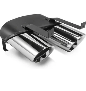 GT350 Style Rear Diffuser Quad Exhaust Tips for 15-17 Mustang DRIVER Side Only - Picture 1 of 6