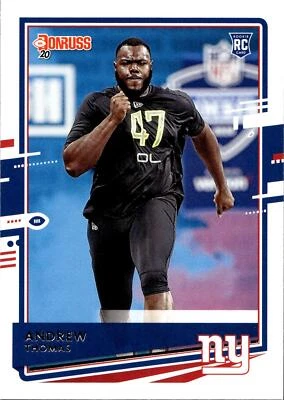 2020 Donruss #253 Andrew Thomas - Image 1 of 2