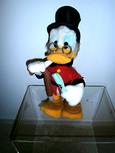 Dagobert Duck Figur Plüsch original Disney Land groß vintage