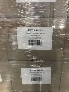 Biena Snacks 810003780201 Bulk Sea Salt Chickpeas (5 lbs, 1 Pack) - Picture 1 of 1