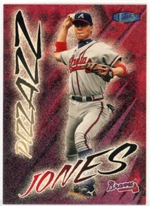 Fleer Ultra Series Two 1998 pizzazz astilladora Jones SP #483 - Imagen 1 de 2