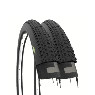 2 COPERTONI PNEUMATICI NERI PER BICICLETTA MTB MOUNTAIN BIKE 26 X 1.95 (50-559)  - Immagine 1 di 4