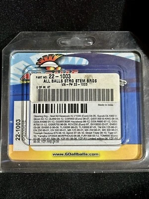 Kit de vedação de rolamento de haste de cabeça de direção All Balls 22-1003 41-6237 22-2003 AB22-1003 - Imagem 1 de 2