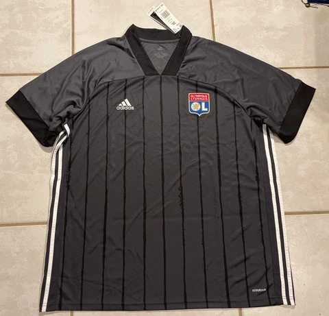 NWT ADIDAS Aeroready Olympique Lyonnais 2020/2021 Away  Jersey FI2867 Men’s 2XL Cover