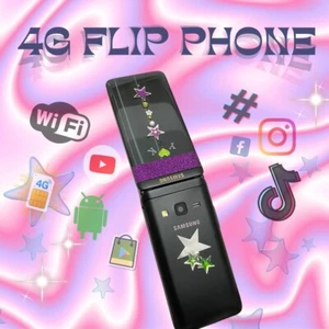 Flip phone Samsung Galaxy Folder 2 / 4G + WIFI / Unlocked/ Android/ Touch screen - Photo 1/7