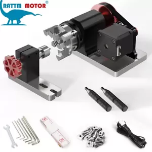 CNC 4th Axis Rotary 3 Jaw Chuck 4-60mm Reduction Ratio 4:1 For TTC450 CNC Router - Picture 1 of 8