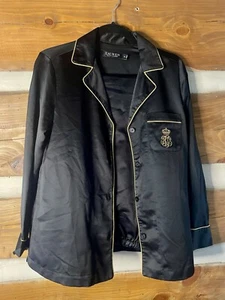 Ralph Lauren Black Satin Pajama XS - Picture 1 of 4