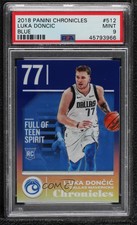 2018-19 Panini Chronicles Rookies Blue /99 Luka Doncic #512 PSA 9 MINT Rookie RC